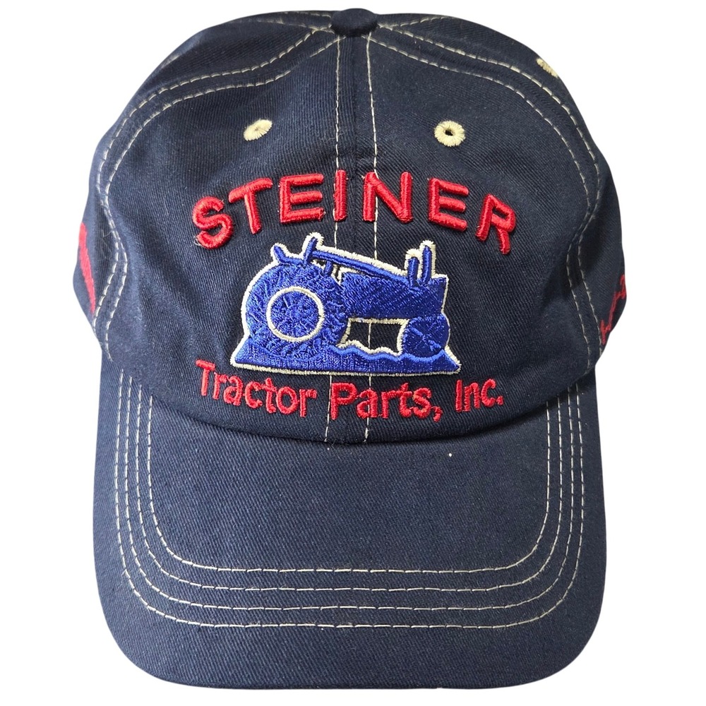 Steiner Tractor Parts‎ Advertisement Blue Strap Back Trucker Hat Cap OSFM